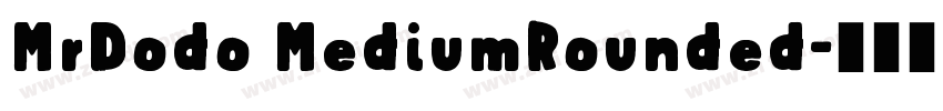 MrDodo MediumRounded字体转换